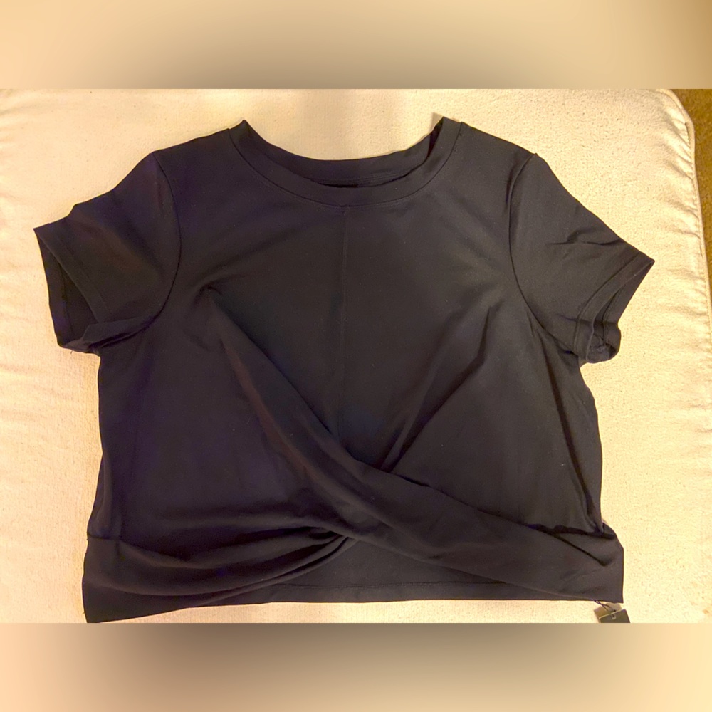 Savvi Black Crop Top